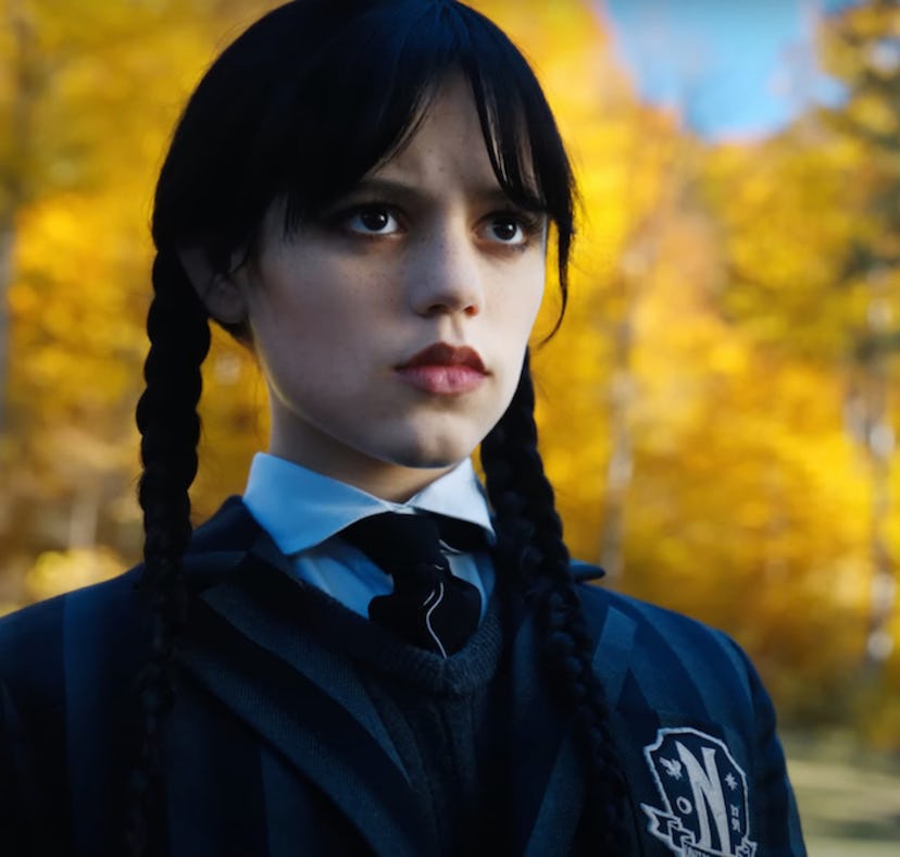 An old clip from Jenna Ortega's Disney show 'Stuck in the Middle' went viral after her Wednesday Add...