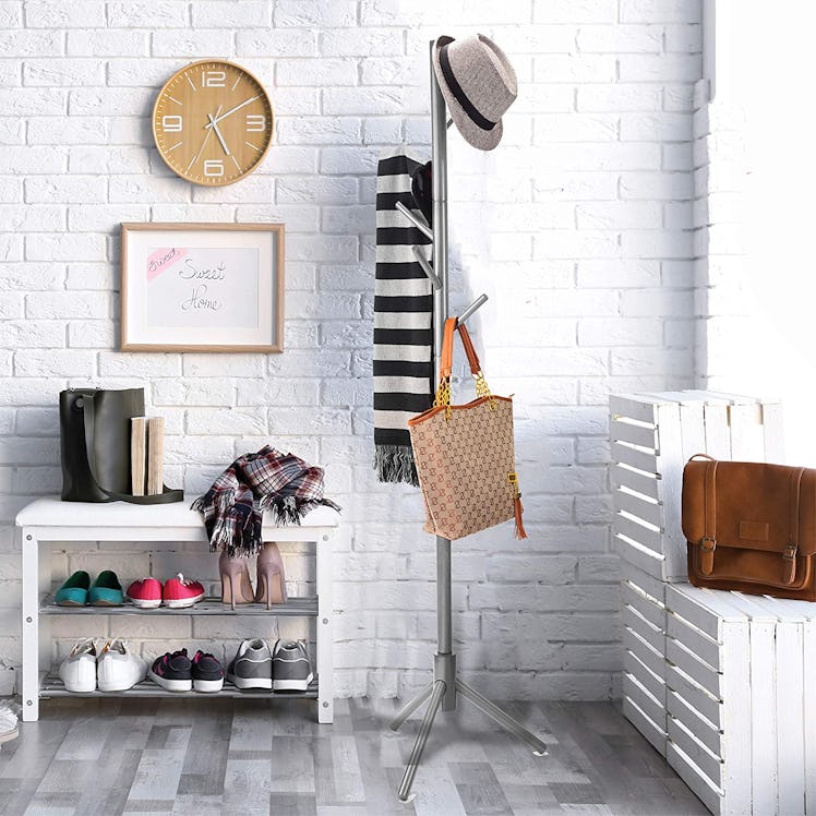 Zober Wooden Tree Coat Rack
