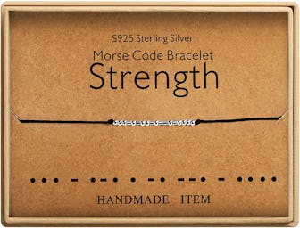 KGBNCIE Morse Code Bracelet 