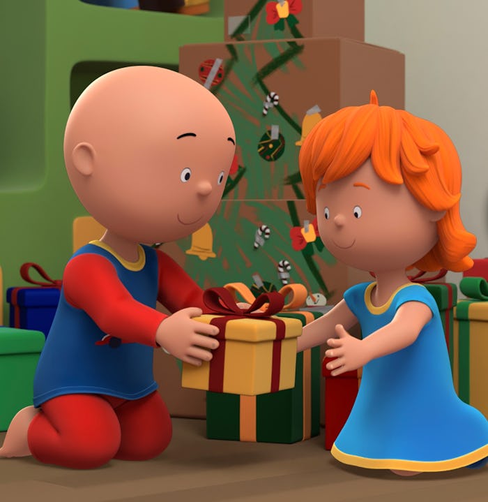 Exclusive Look at 'Caillou’s Perfect Christmas' Special