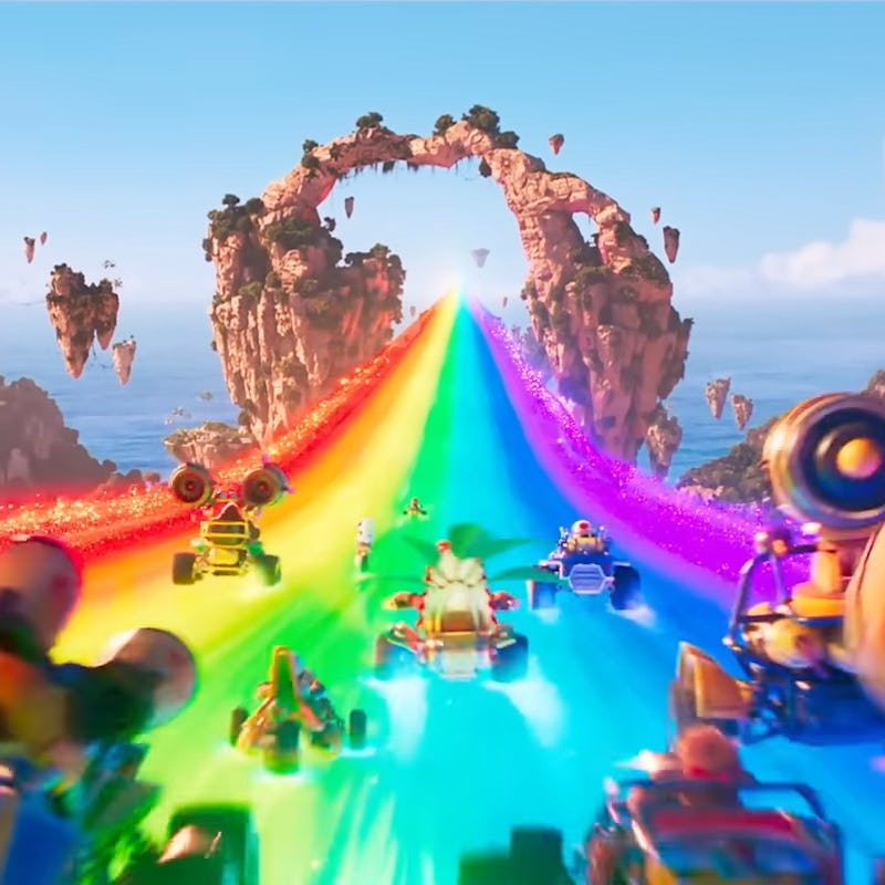 screenshot from The Super Mario Bros. Movie trailer