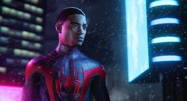 Marvel's Spider-Man: Miles Morales, Miles without mask on