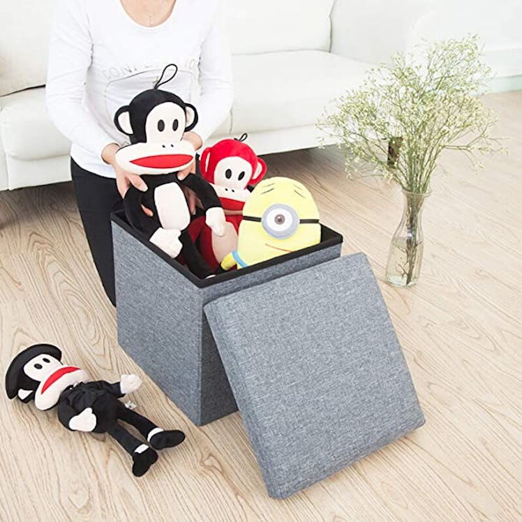 WoneNice Folding Storage Ottoman