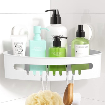 LUXEAR Suction Cup Corner Shower Caddy