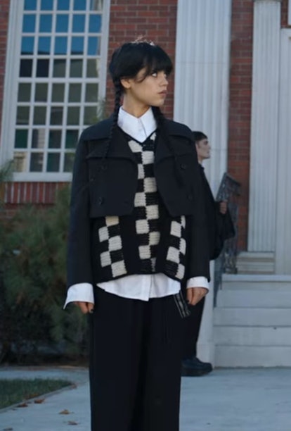 Jenna Ortega as Wednesday Addams in "Wednesday"