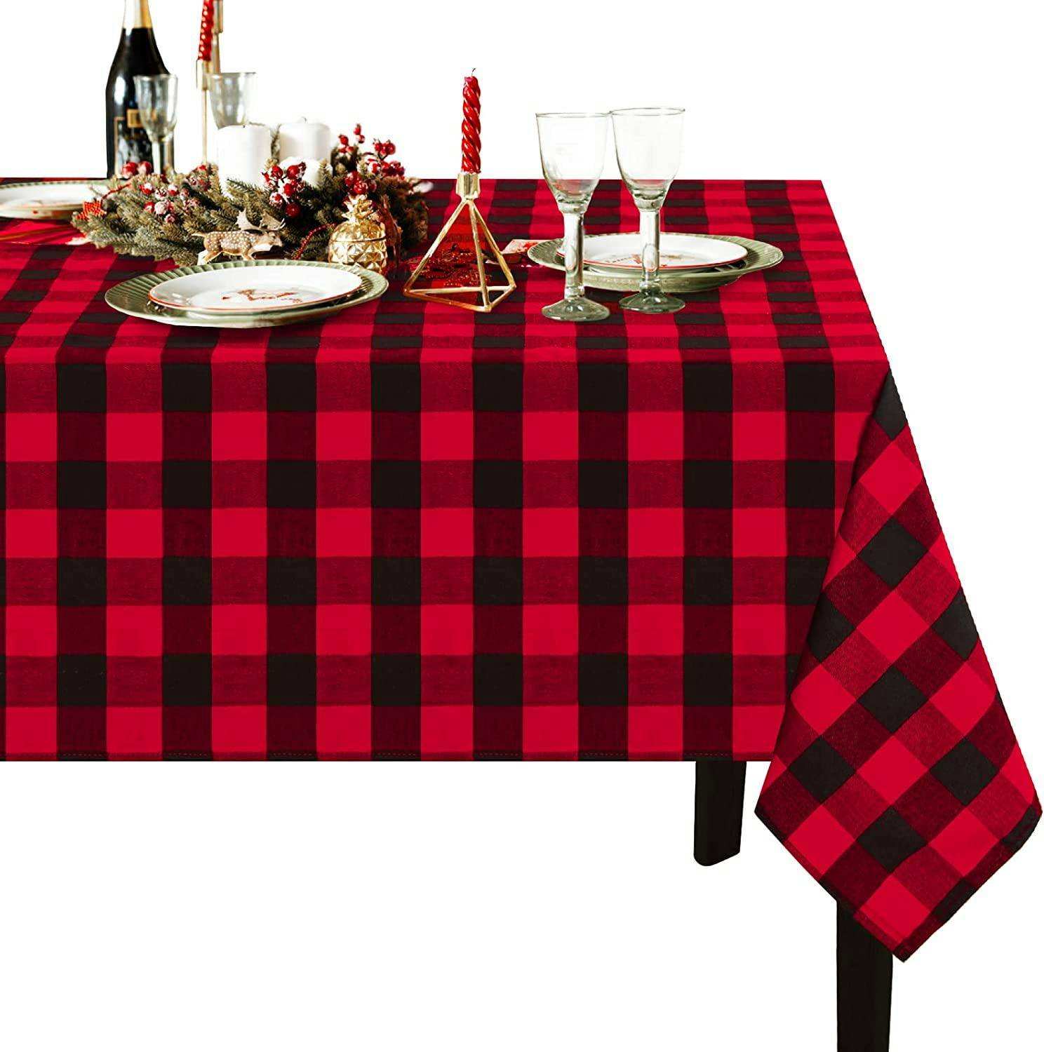 B-COOL Plaid Tablecloth