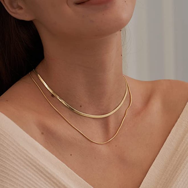 CHESKY 14K Gold/Silver Plated Necklaces