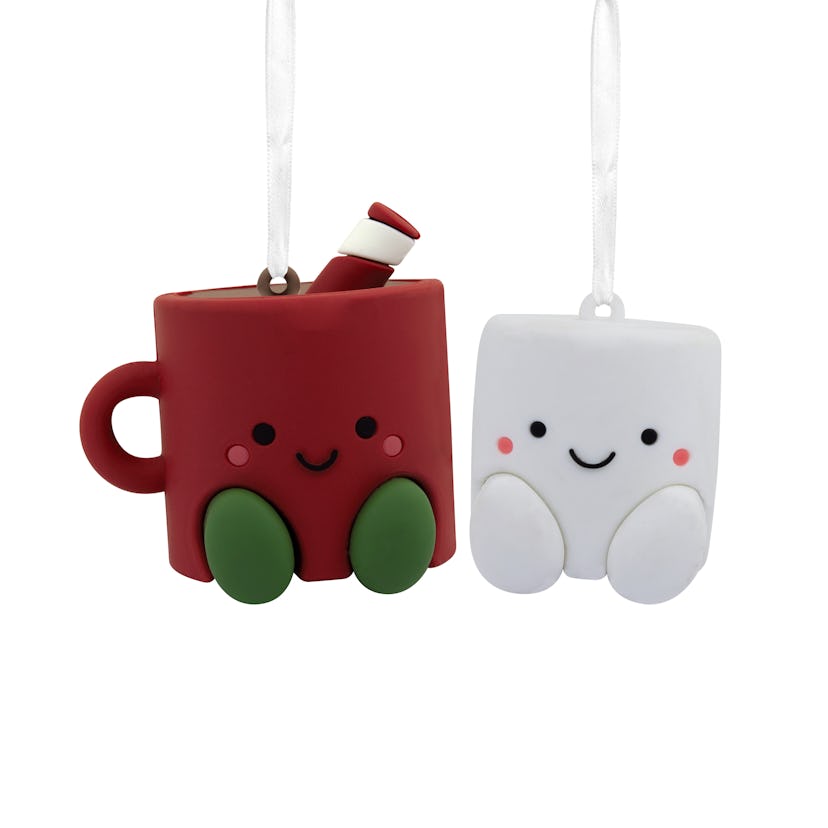 Better Together Hot Cocoa and Marshmallow Magnetic Hallmark Ornaments 