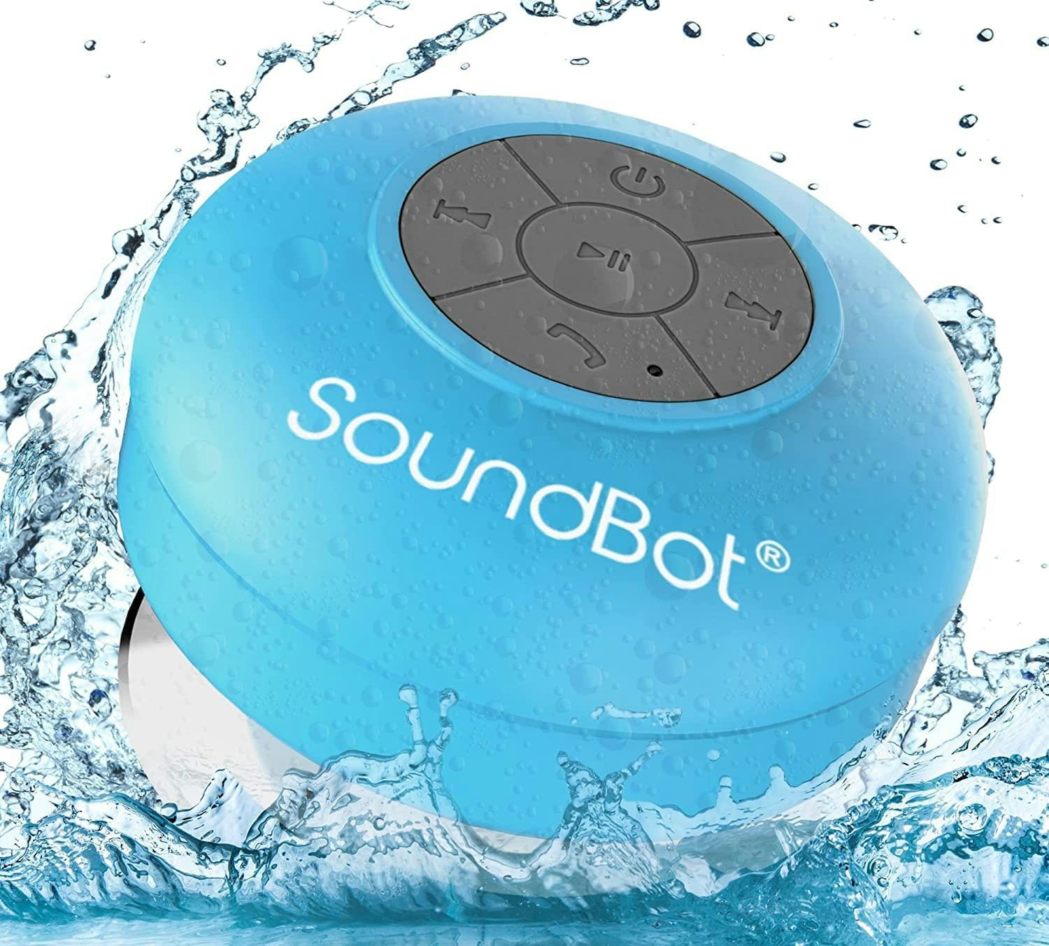 SoundBot Water Resistant Bluetooth Shower Speaker