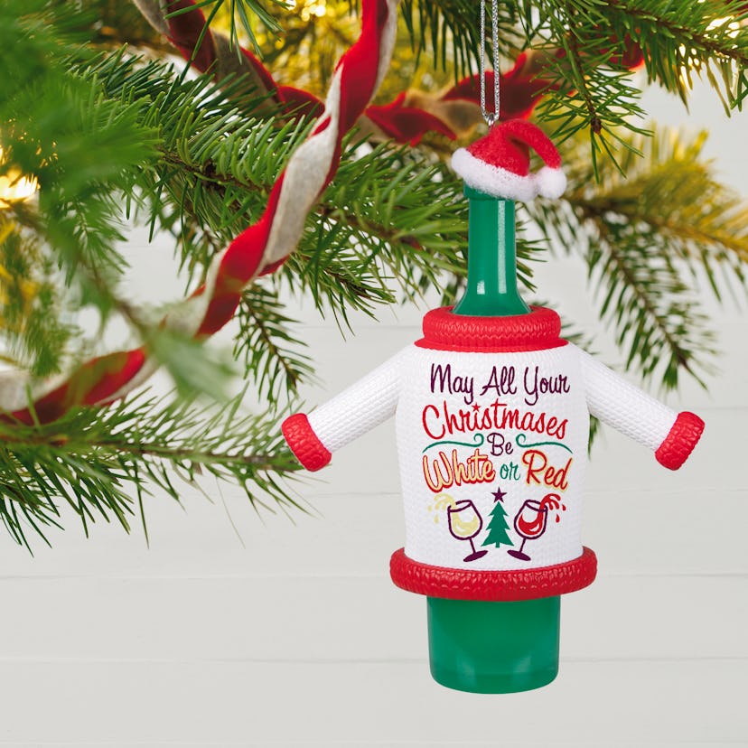 White or Red Christmas Ornament