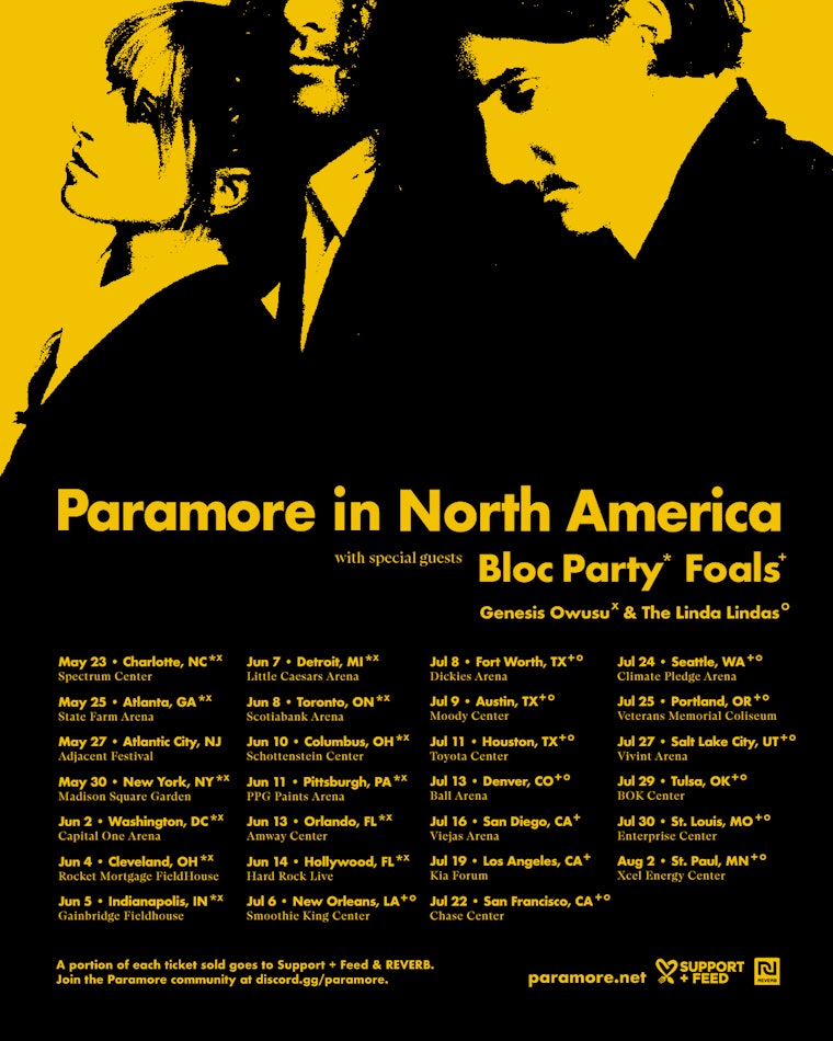 Paramore's 2023 Stadium Tour Dates, Openers, How To Buy Tickets