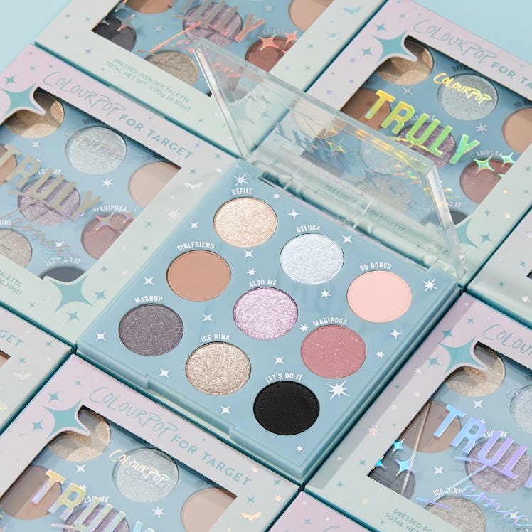 The ColourPop For Target Collection includes Pressed Pigment Palettes