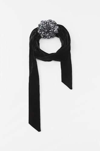 Zara sequin rosette scarf
