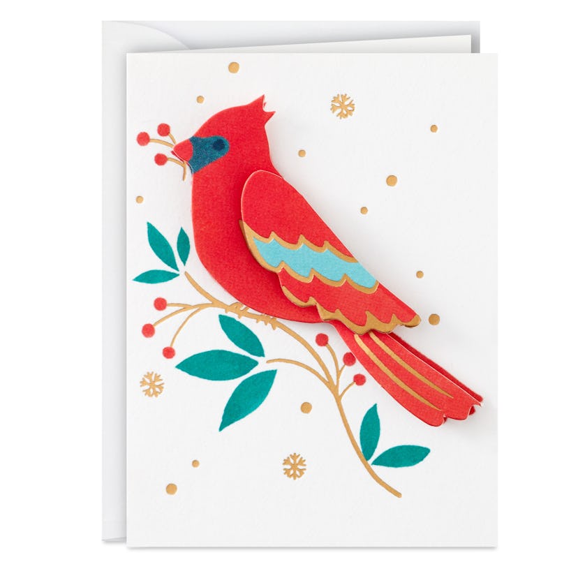 Mini Cardinal Beauty of the Season Christmas Card