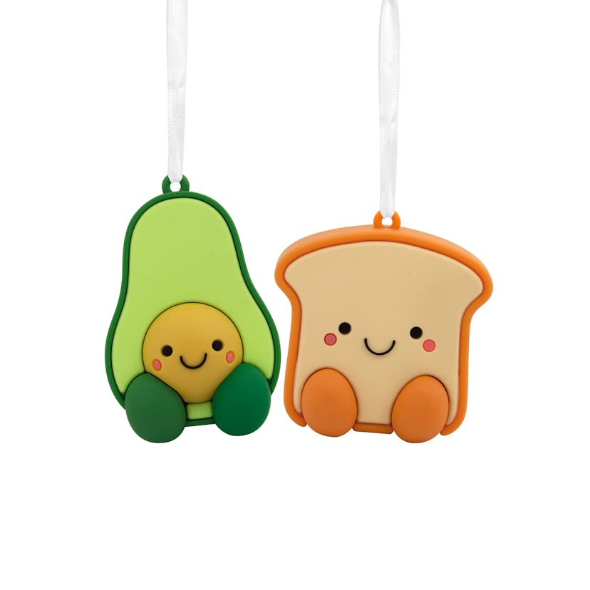 Better Together Avocado and Toast Magnetic Hallmark Ornaments   