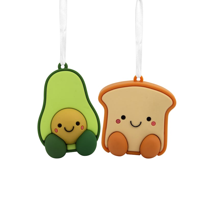 Better Together Avocado and Toast Magnetic Hallmark Ornaments   