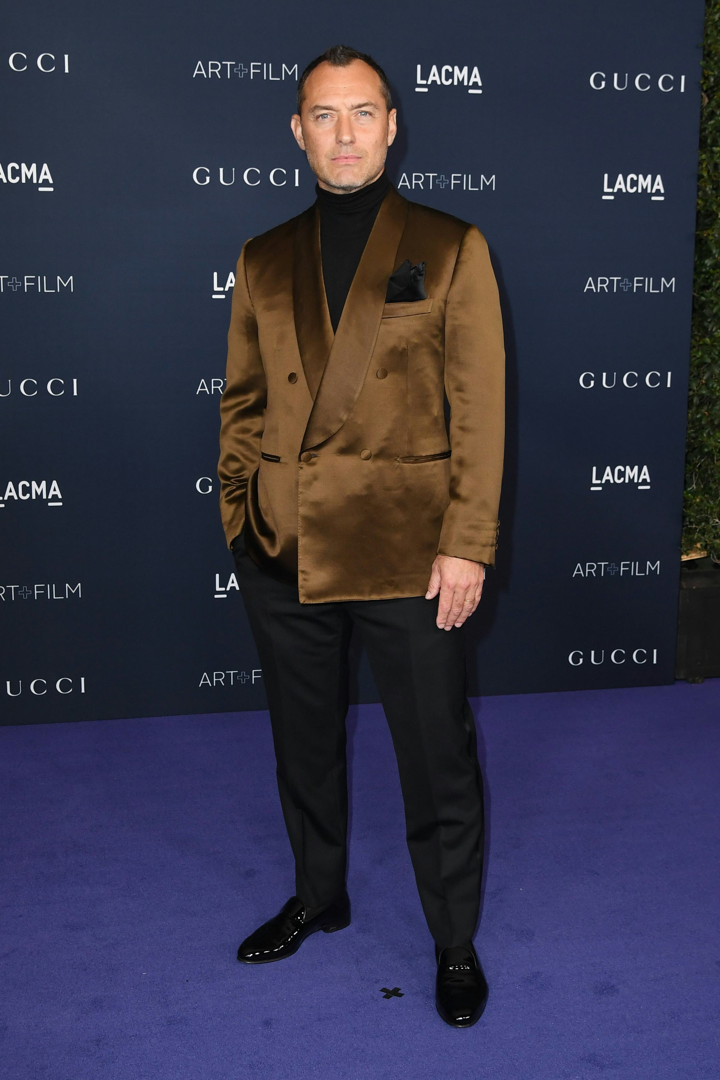 ude Law attends the 11th Annual LACMA Art + Film Gala at Los Angeles County Museum of Art on Novembe...