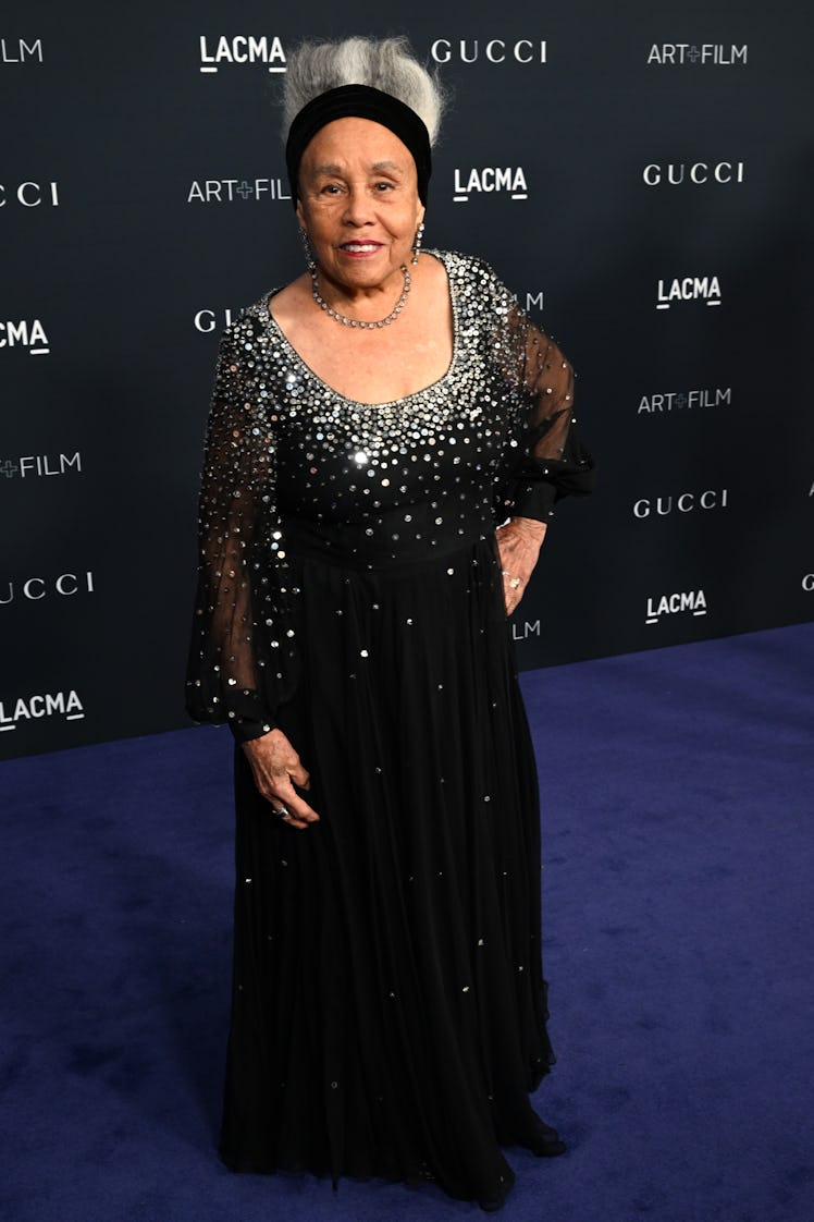 Betye Saar attends the 2022 LACMA ART+FILM GALA Presented By Gucci at Los Angeles County Museum of A...