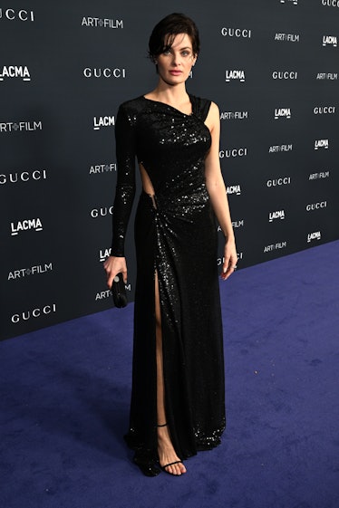 Isabeli Fontana attends the 2022 LACMA ART+FILM GALA Presented By Gucci at Los Angeles County Museum...