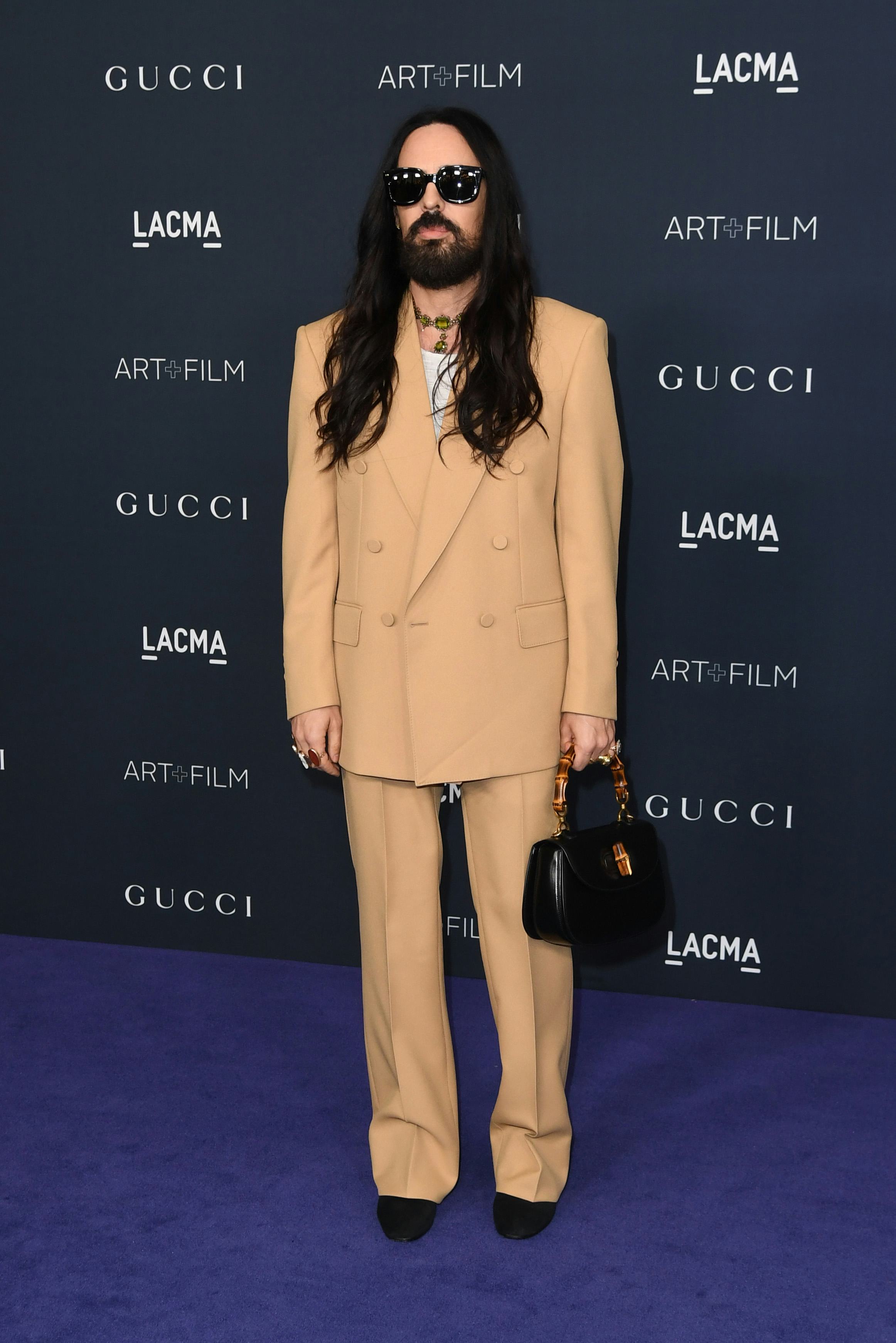 Alessandro Michele attends the 11th Annual LACMA Art + Film Gala at Los Angeles County Museum of Art...