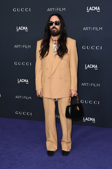 Alessandro Michele attends the 11th Annual LACMA Art + Film Gala at Los Angeles County Museum of Art...