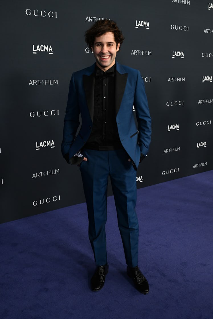David Dobrik attends the 2022 LACMA ART+FILM GALA Presented By Gucci at Los Angeles County Museum of...