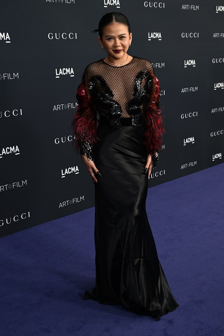 Nichapat Suphap attends the 2022 LACMA ART+FILM GALA Presented By Gucci at Los Angeles County Museum...