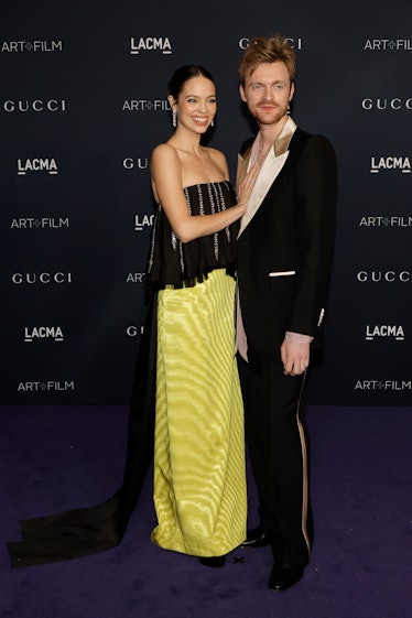 Claudia Sulewski and FINNEAS attend the 11th Annual LACMA Art + Film Gala at Los Angeles County Muse...