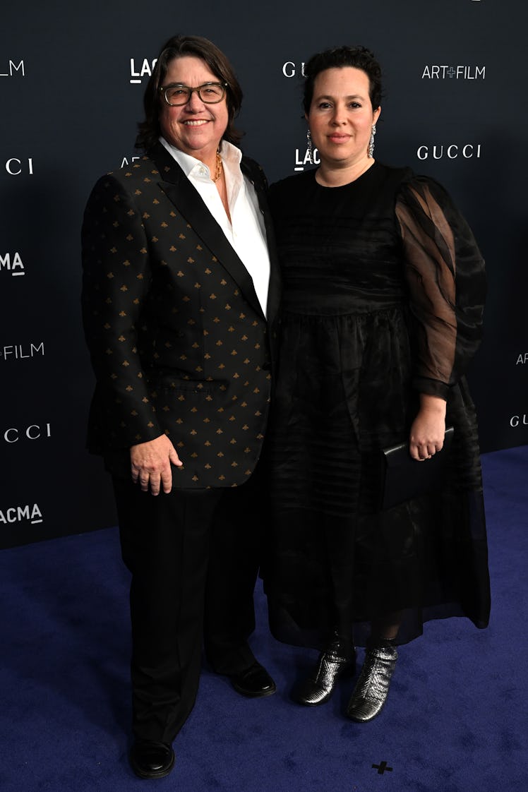 Catherine Opie and Katy Barkan attend the 2022 LACMA ART+FILM GALA Presented By Gucci at Los Angeles...