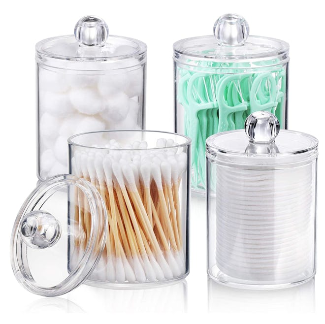 AOZITA Apothecary Jars (4-Pack)