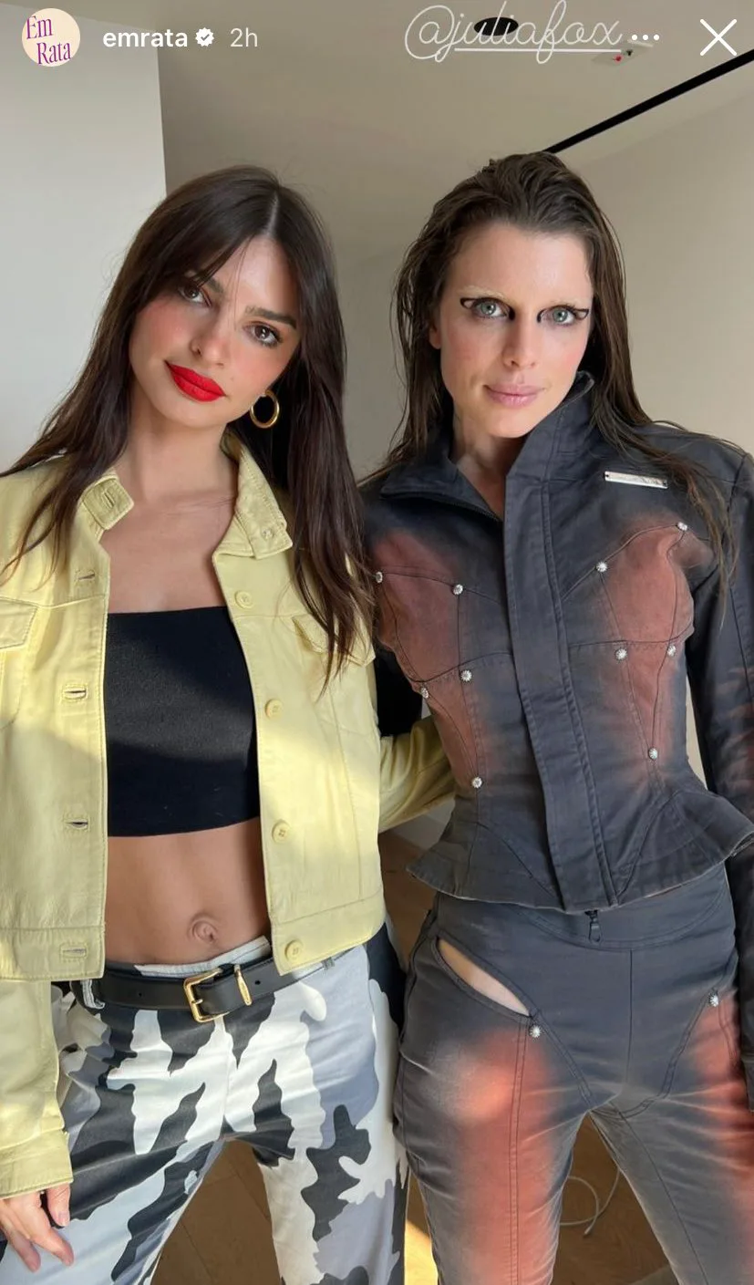 Julia Fox and Emily Ratajkowski Are Teaming Up to Break the Internet