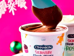 Cinnabon's Chocolate Frosting will upgrade your cinnamon rolls.