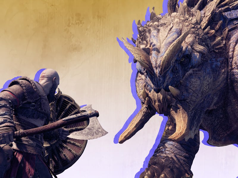 god of war ragnarok fight fancy