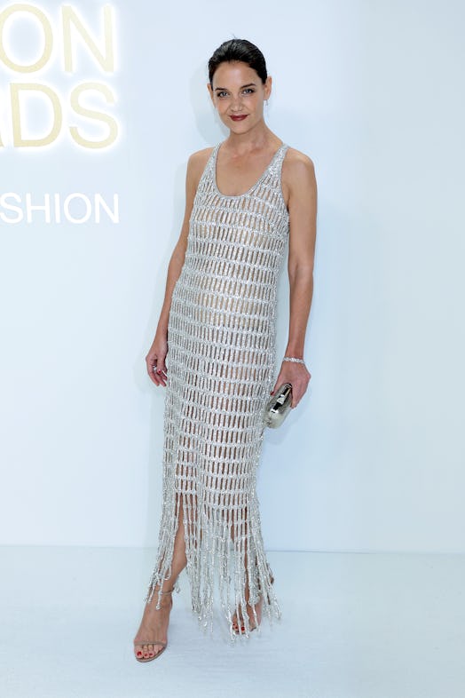 Katie Holmes attends the CFDA Fashion Awards at Casa Cipriani on November 7, 2022.