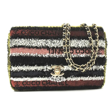 Multicolor Sequins Flap Bag