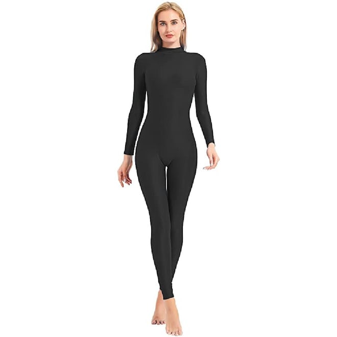 Speerise High-Neck Zip Unitard