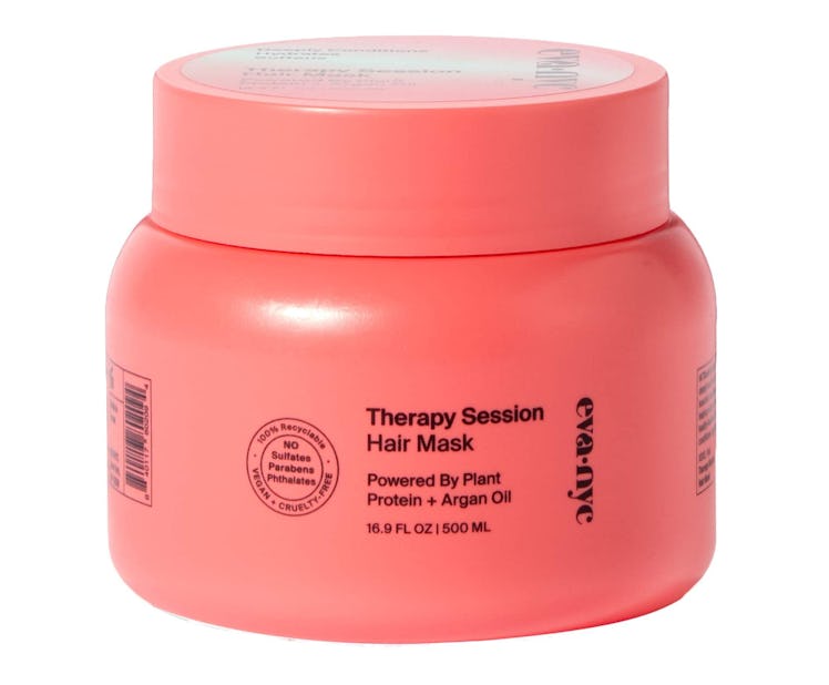 Eva NYC Therapy Session Hair Mask is the best vegan hair mask.