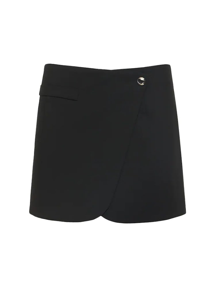 Tailored Cady Mini Skirt