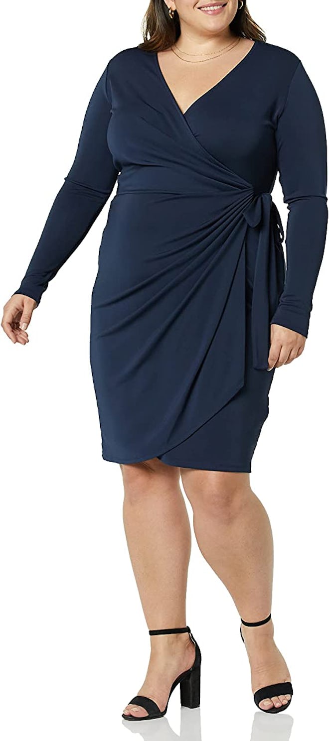 Amazon Essentials Long Sleeve Classic Wrap Dress