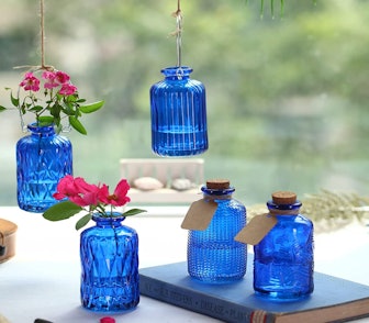 ELEGANTTIME Mini Glass Vase (5-Piece Set)