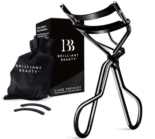 Brilliant Beauty Eyelash Curler with Bag & Refill Pads