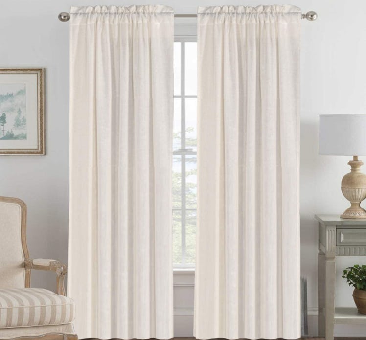 H.VERSAILTEX Linen Curtains (2-Pack)