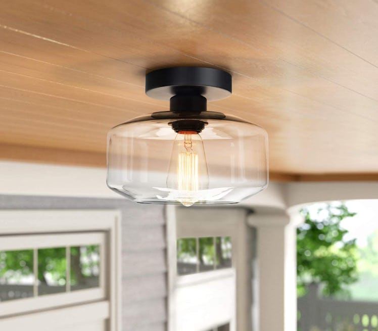 MAXvolador Industrial Semi Flush Ceiling Light