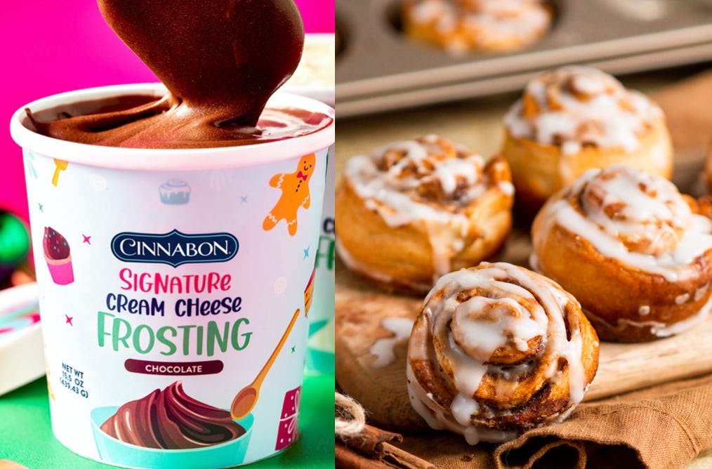 Cinnabon's Chocolate Frosting Will Upgrade Your Cinnamon Rolls