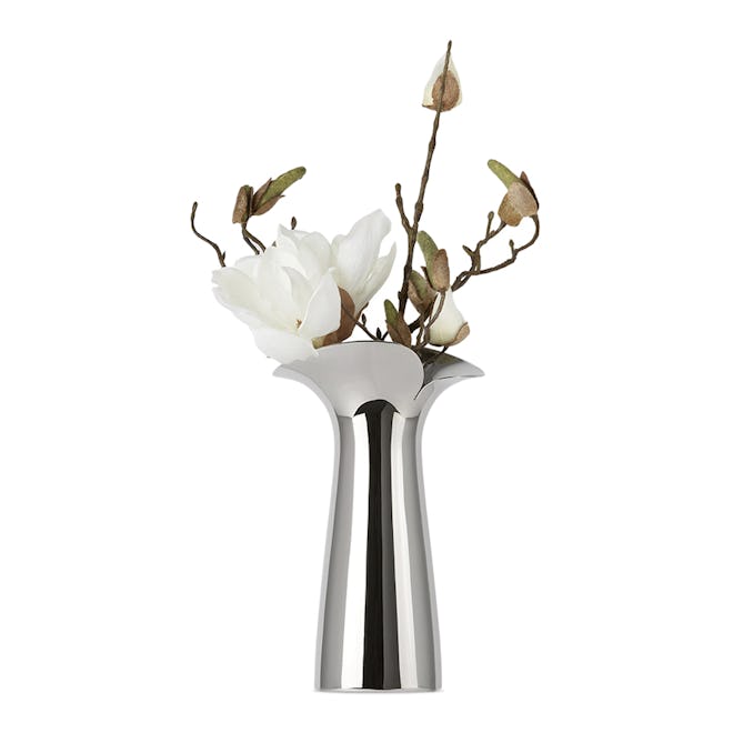 Georg Jensen Stainless Steel Medium Bloom Botanica Vase