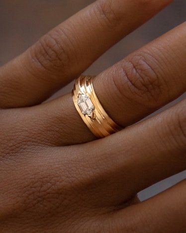 azlee gold ring