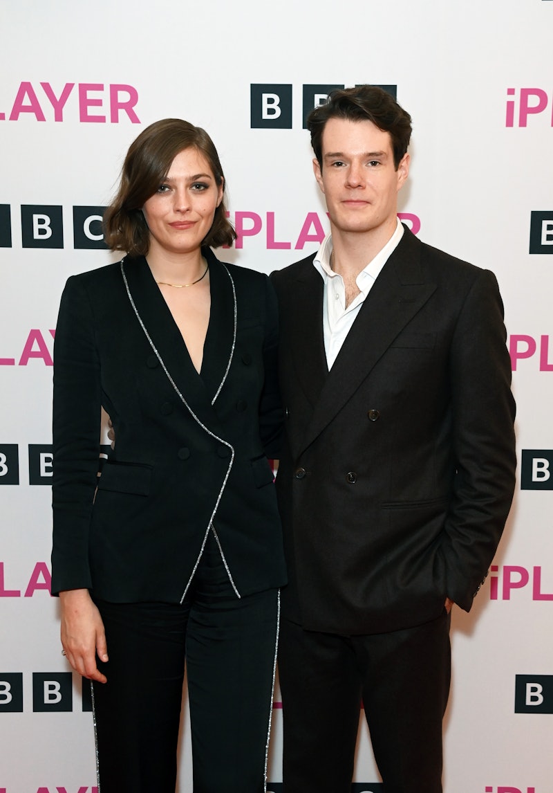'SAS Rogue Heroes' actor Connor Swindells with girlfriend Amber Anderson at a London screening, 2022