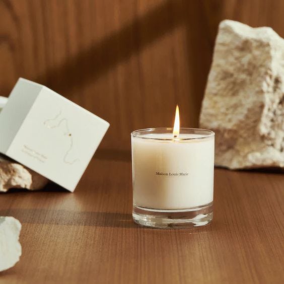 Maison Louis Marie Swiss Alps Le Refuge d’Ernest Candle