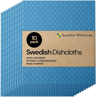 Swedish Wholesale Reusable Dish Cloths (10 Pack)