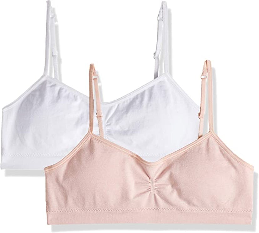 Hanes Girl's Seamless Foam Bra (2-Pack)